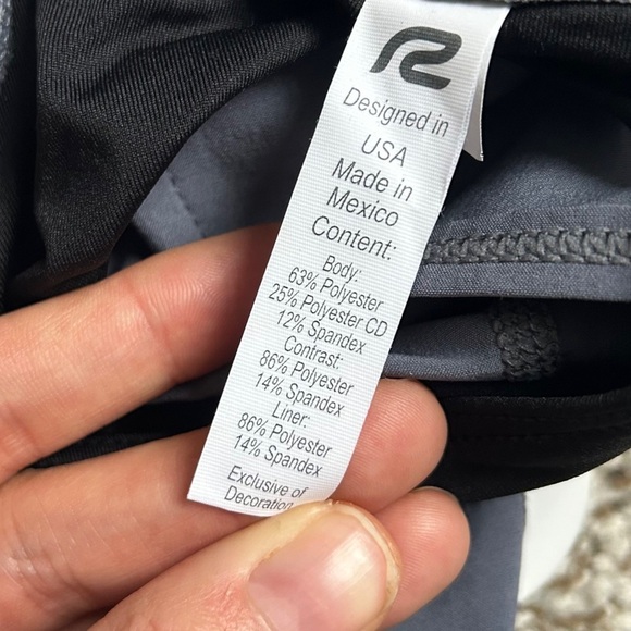 NWT Road Runner Blue Grey R-Gear Outspace 5” Short Running Workout Activewear - Picture 4 of 6